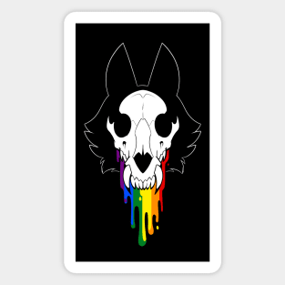 Skull Pride - Rainbow Magnet